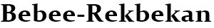 Bebee-Rekbekan
